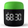 Lindahome Cronometro con timer da tavolo, grande display LED, rotazione manuale semplice, conto alla rovescia e su, volume e luminosità regolabili, facile per bambini, orologio vintage senza ticchettio, forte