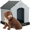 AqpetFriends Chalet Large Cuccia In Plastica Smontabile Per Cani di Taglia Grande