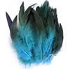 HPiano 100PC 15-20 CM Natural Cock Rooster Tail Piume per Abbigliamento Fai da Te l'artigianato,Fai da Te, Cappelli, orecchino, Decorazioni per la casa,Oceano Blu