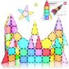 PicassoTiles 32pezzi Booster di razzo a blocchi magnetici Set tematico Magneti Costruzione Giocattolo Kit educativo Ingegneria STEM Playset di apprendimento Sviluppo cervello bambino Blocchiimpilabili