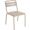 Emu - Sedia impilabile Star - Beige - Lamiera galvanizzata