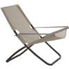 Emu - Sdraio pieghevole reclinabile Snooze - Marrone - Tessuto - Designer Marco Marin