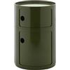 Kartell - Portaoggetti Componibili - Verde - ABS - Designer Anna Castelli Ferrieri