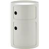 Kartell - Portaoggetti Componibili - Bianco - ABS - Designer Anna Castelli Ferrieri