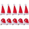Seasboes 10 fermagli per capelli di Natale, mini cappello di Natale, fermagli per capelli, fermagli per capelli di Natale, per bambini e adulti