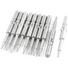 sourcing map 2,5 mm x 60 mm Torx Testa magnetica cacciavite elettrico driver Bit 10 pezzi