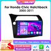 OSSURET 360Camera Android14 Autoradio Per Honda Civic Hatchback 2005 - 2011 Auto Multimedia GPS 4G Carplay Schermo Intelligente autoradio