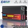 EASUN POWER EASUN 3000W 4000W 5000W Onverter per auto a onda sinusoidale pura DC 12V 24V AC 220V 50Hz Convertitore inverter di potenza con display a LED SENZA IMPOSSO