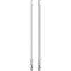 QUARKZMAN 2pz Punte per Cacciavite Chiave Esagonale 5mm (H5) Metrico 1/4 Attacco Esagonali 150mm (6) Punta Magnetica Lunghe Acciaio S2 Punta per Trapano Piatta Grado Industriale per Viti