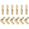 QUARKZMAN 12pz Cerniera Botte Invisibile Ottone, 25x5mm Cerniere Nascoste, Supporto Pieghevole Cerniere Cilindriche Botte Nascoste per Scatola Ricordi DIY, Cerniera Botte Porta Armadio