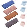 Bestevery 4 Pezzi Custodia Occhiali, Portaocchiali Astuccio Rigido, Portatile Porta Occhiali Da Vista, Custodia Per Occhiali Retrò Portatile, Con 4 Panni Per Bicchieri, Per Tutti i Tipi Di Occhiali