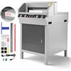 VEVOR Taglierina per Carta Taglierina ad Alte Prestazioni, Larghezza di Taglio 45 cm, Spessore di Taglio 4 cm, Grande Ghigliottina Elettrica con Funzione a Infrarossi e Lama di Ricambio, 500 W