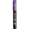 uni-ball POSCA (186734) pennarello con punta tonda extra-fine, viola
