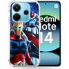 Cokitec Custodia rinforzata per Xiaomi Redmi Note 14 4G Manga Goldorak