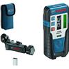 Bosch Professional Ricevitore Laser LR 1 G (Laser Verde, 1 Batteria da 9V, Raggio D'Azione: 0-200 m)