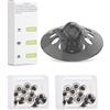ZarEpsilonyx Phonak Open 4.0 cupole per apparecchi acustici aperti, Phonak Open 4.0, cupole per apparecchi acustici a cupola Phonak Audeo Marvel Paradise Lumity (Open 4.0 Dome Large 0,43 pollici = 11 mm)