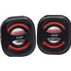 Mini Casse Speaker Usb Jack 3w con comando volume Linq AN-S631
