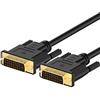 Cavo DVI a DVI 24 pin +1 M/M 3 Metri