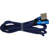 Enivoitech CAVO USB MICRO 1M ATTACCO LATERALE ENIVOITECH - JEANS BLU