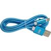 Enivoitech CAVO USB MICRO 1M ENIVOITECH - NYLON AZZURRO