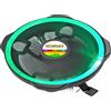 Dissipatore Ventola CPU A LED Cooler Intel/Amd MISTRAL GAMMEC-MISTGR VERDE