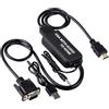 Enivoitech Cavo adattatore Da VGA a HDMI con audio - Enivoitech
