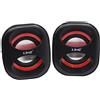 LINQ Mini Casse Speaker Usb Jack 3w con comando volume Linq AN-S631