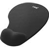 LINQ Tappetino Mouse LINQ MP2421 con poggiapolso Antiscivolo Nero