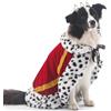 Lovelyshop Pet Mantello di pelliccia per cani di serie Lux, per Carnevale Festa di Compleanno Halloween re regina principe Cosplay L Rosso