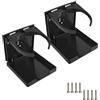 Lyivisk Set Di 2 Portabicchieri Auto Pieghevoli, Supporto Regolabile 60-100 mm In Plastica ABS, Portabottiglie E Lattine Per Auto, Camper, Barca O Camion