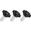 QUARKZMAN 3pz M10 x 25mm Pomelli a Stella, Manopola Serraggio a Forma Esagonale Plastica Vite Manopola Ricambio Serraggio Manuale per Sostituzione Manopola Base Ombrellone