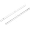 PATIKIL 12 Guide Scorrevoli per Cassetti, 4pz Guide Scorrimento Plastica Montate Lateralmente per Armadietto/Cassetto/Comodino/Tavolo/Armadio con Scanalatura 19/32 (15mm), Bianco