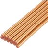 QUARKZMAN Mini Bastoncini di Colla a Caldo per Pistola Colla 7mm x 200mm Oro Metallico 12pz