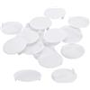QUARKZMAN 25Pz Tappi Coperchi per Fori Viti, 38mm(1 1/2) Dia Tappi Copriforo in Plastica a Forma Rotonda per Mobili Armadietto Armadio, Bianco