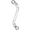 QUARKZMAN Chiave a tubo a S a 12 punte metrica da 12 mm x 13 mm, chiave a S a doppia estremità, acciaio cromato da 45#, chiavi a tubo a S di, biciclette, macchine e manutenzione