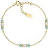 Amen Gioielli Bracciale Donna Amen RAINBOW in Argento 925 Gold codice BRGRSEGAZ