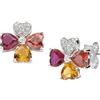 Amen Gioielli Orecchini Donna Amen QUADRICUORE Arancione in Argento 925 codice EQUSBMAR