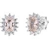 Amen Gioielli Orecchini Donna Amen ROYAL LADY Mini Morganite in Argento 925 codice ORLDPBBMO