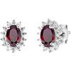 Amen Gioielli Orecchini Donna Amen ROYAL LADY Mini Rosso in Argento 925 codice ORLDPBBR