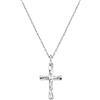 Amen Gioielli Collana Donna Amen CROCE in Argento 925 rodiato codice CLCRLEB