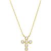 Amen Gioielli Collana Donna Amen CROCE in Argento 925 dorato codice CLCRBOGBZ3