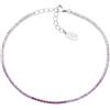 Amen Gioielli Bracciale Donna Amen TENNIS MANIA FUCSIA Argento 925 codice BT1DEBFU17