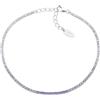 Amen Gioielli Bracciale Donna Amen TENNIS MANIA VIOLA Argento 925 codice BT1DEBVI17
