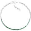 Amen Gioielli Bracciale Donna Amen TENNIS DEGRADE' VERDE Argento 925 codice BTDEBVE16