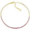 Amen Gioielli Bracciale Donna Amen TENNIS DEGRADE' FUCSIA Argento 925 codice BTDEGFU16