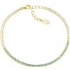 Amen Gioielli Bracciale Donna Amen TENNIS DEGRADE' VERDE ACQUA Argento 925 codice BTDEGVAC16