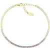 Amen Gioielli Bracciale Donna Amen TENNIS DEGRADE' VIOLA Argento 925 codice BTDEGVI16