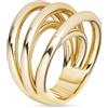 Liu Jo Anello Donna LIU JO LUXURY Collezione ESSENTIAL in Acciaio Gold codice LJ2727M14