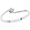 Comete Anello SOLITARIO Donna COMETE Oro 18kt Diamante 10 P.Ct. codice ANB2190