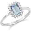 Comete Anello Donna COMETE REGINA ORO DIAMANTI ACQUAMARINA OTTAGONALE codice ANQ343